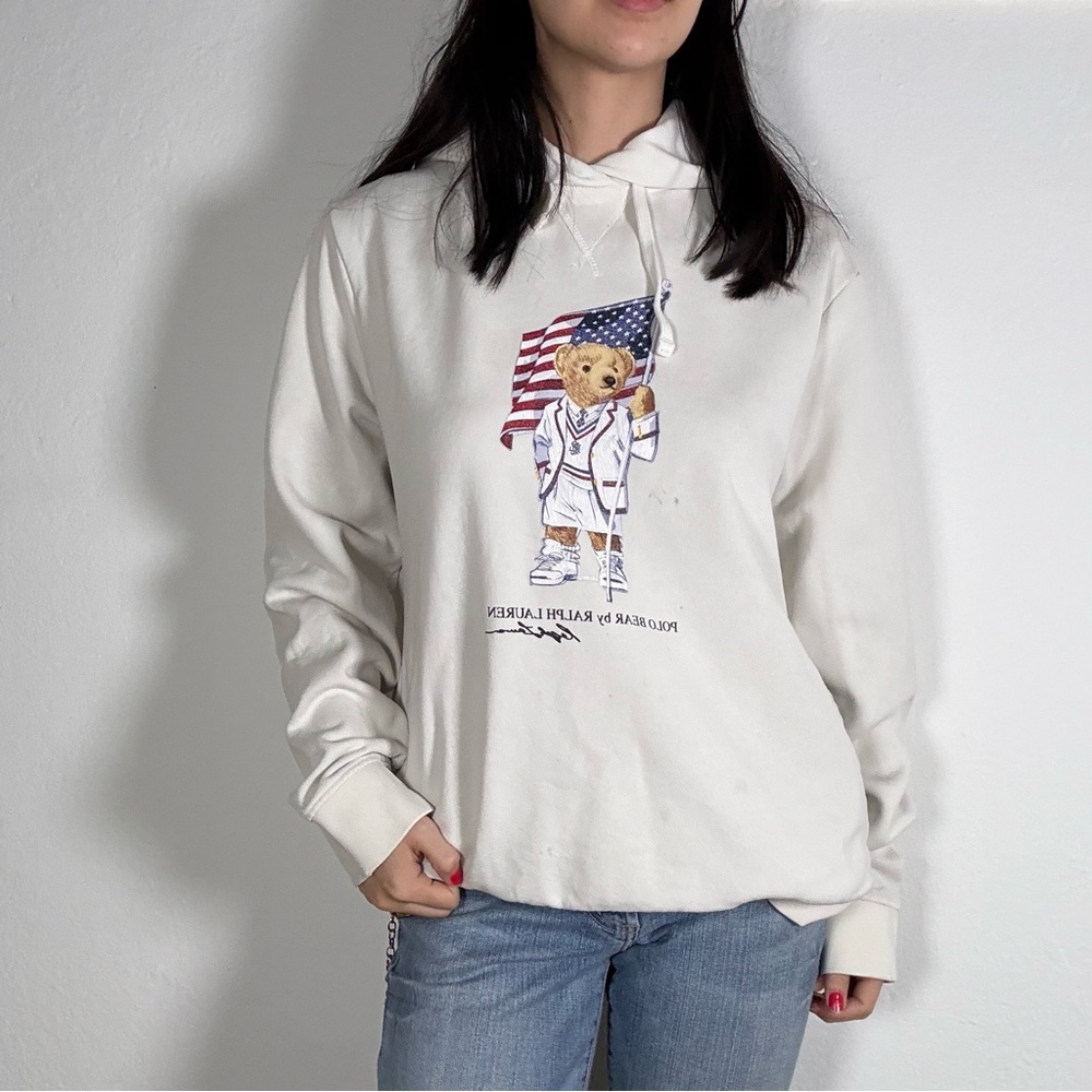 Polo Bear by Polo Ralph Lauren White Sweatshirt